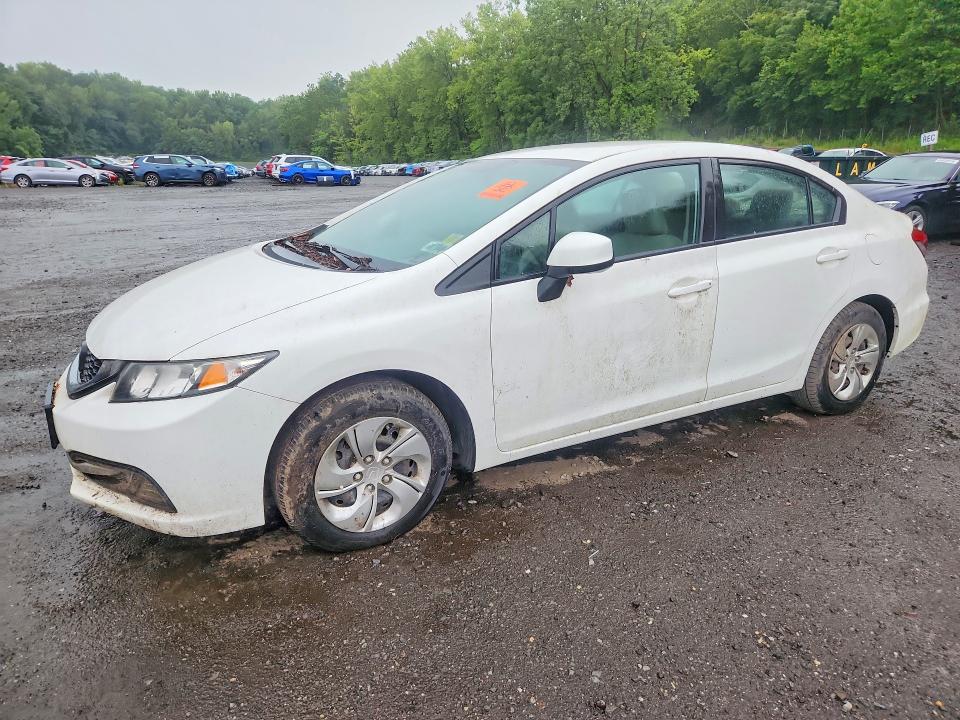 HONDA CIVIC 2013 with VIN 2HGFB2F5XDH522656 - Photo from auction