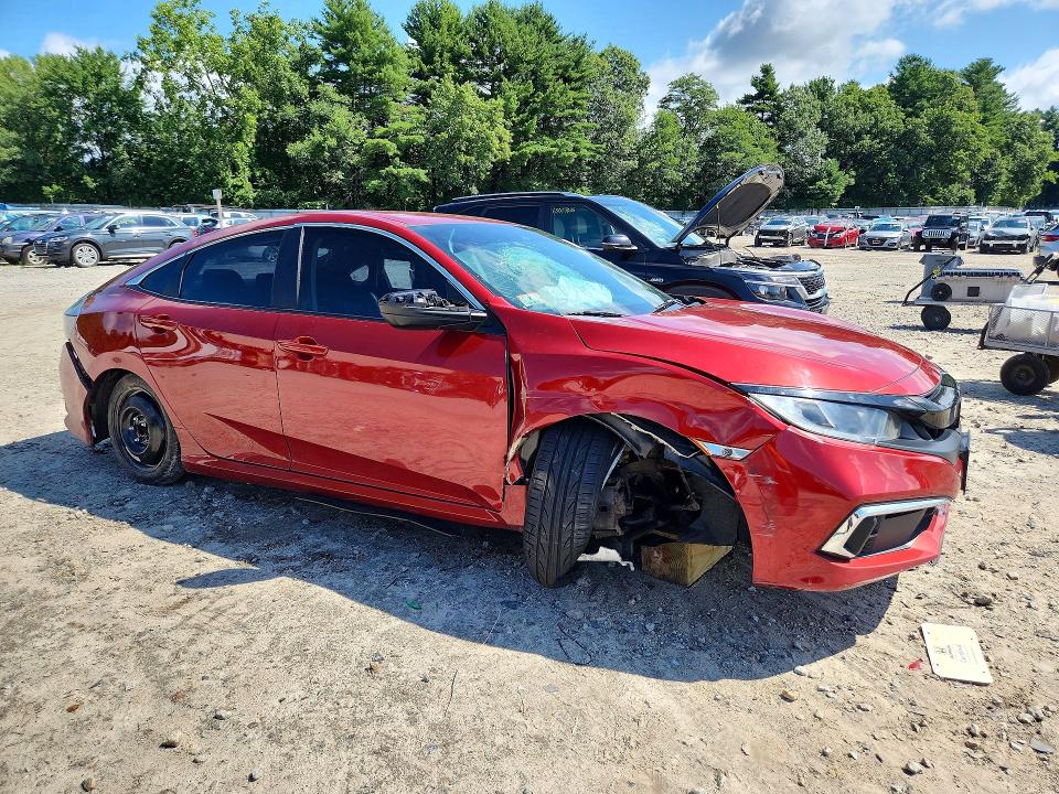 Photo 4 from auction – 2020 HONDA CIVIC with VIN 19XFC2F6XLE200081