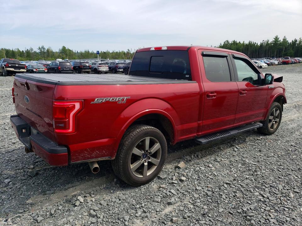 Photo 3 from auction – 2017 FORD F150 with VIN 1FTFW1EF6HFA01576