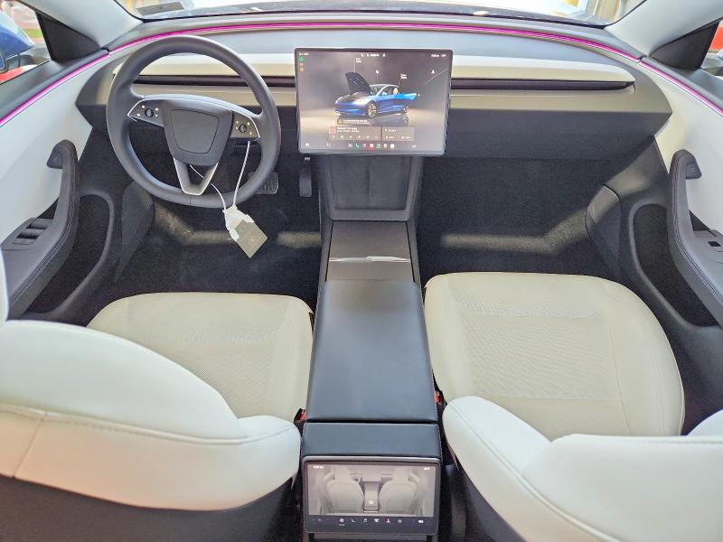 Photo 8 from auction – 2025 TESLA MODEL 3 with VIN 5YJ3E1EA3SF916987