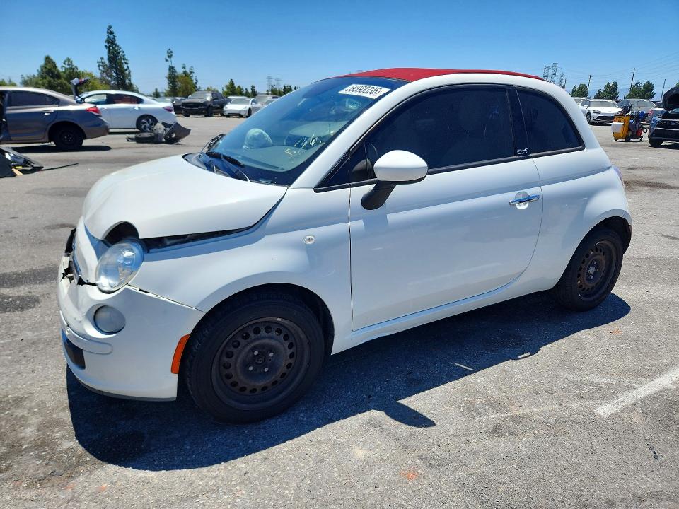 FIAT 500 2013 with VIN 3C3CFFDR4DT684460 - Photo from auction