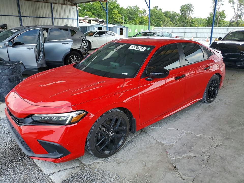 HONDA CIVIC 2022 with VIN 2HGFE2F52NH600906 - Photo from auction