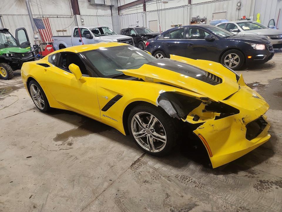 Photo 4 from auction – 2017 CHEVROLET CORVETTE with VIN 1G1YD2D73H5109652