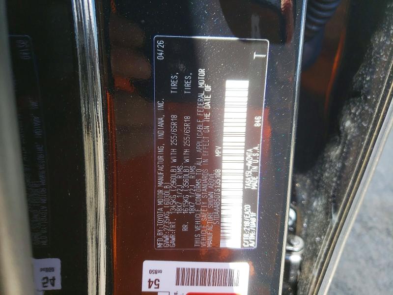Photo 14 from auction – 2026 TOYOTA GRAND HIGHLANDER with VIN 5TDAAAB50TS135108