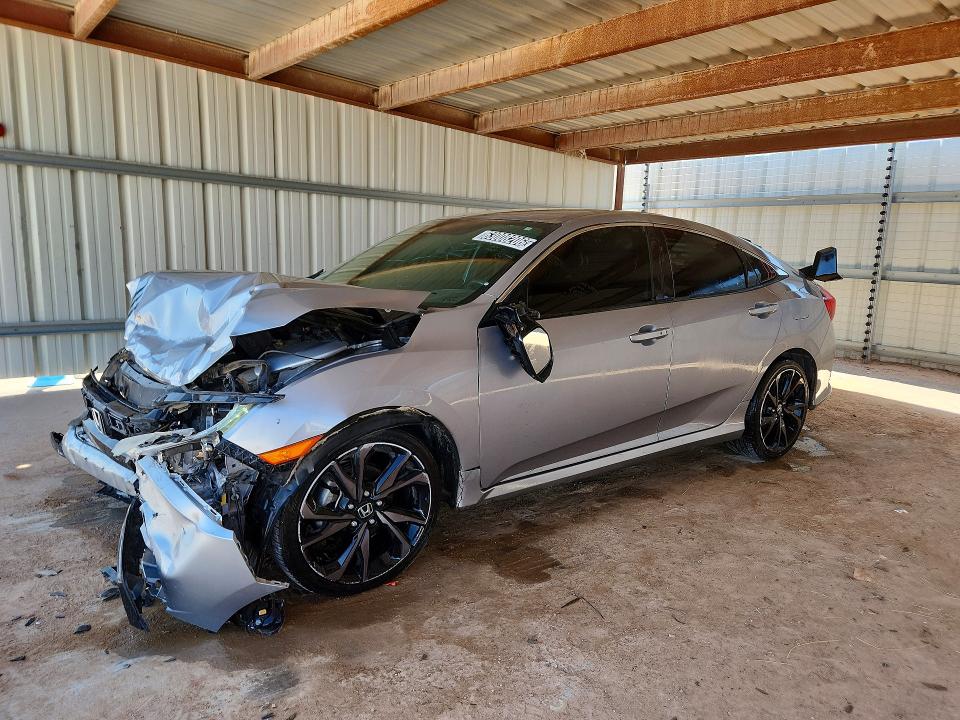 Photo 1 from auction – 2020 HONDA CIVIC with VIN 19XFC2F8XLE023873