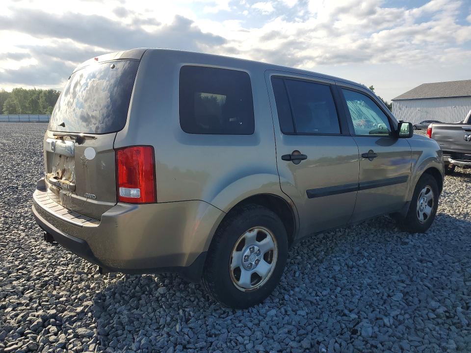 Photo 3 from auction – 2011 HONDA PILOT with VIN 5FNYF4H25BB047950