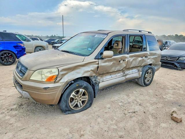 HONDA PILOT 2004 with VIN 2HKYF18764H608011 - Photo from auction