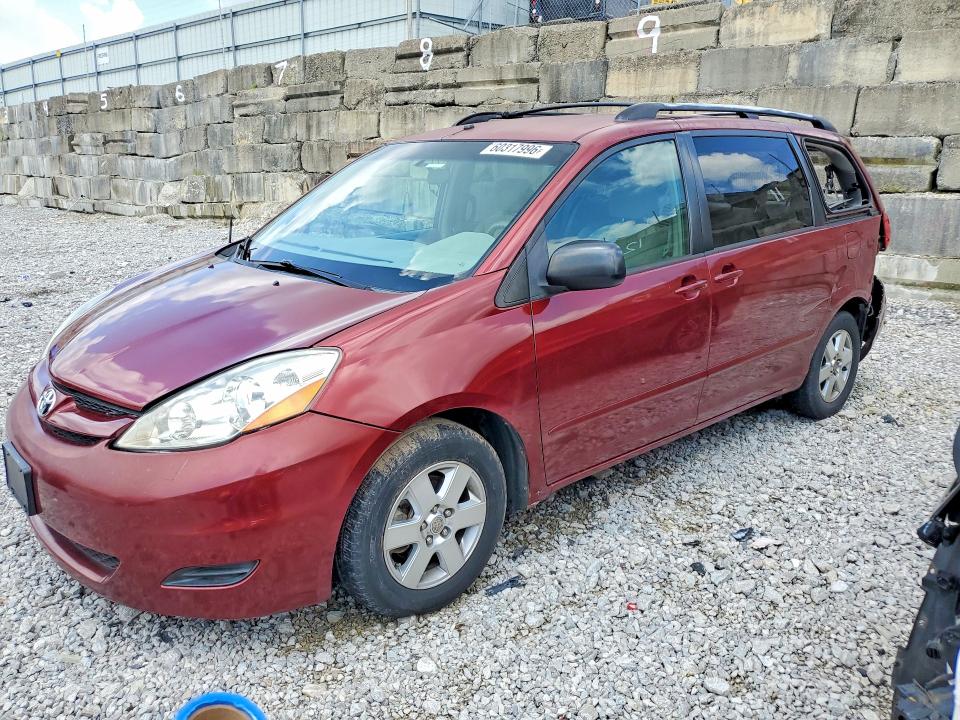 TOYOTA SIENNA 2008 with VIN 5TDZK23C68S192472 - Photo from auction