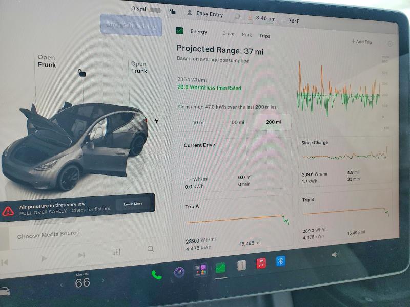 Фото 9 с аукциона – 2023 TESLA MODEL Y с VIN 7SAYGDEF1PF869210