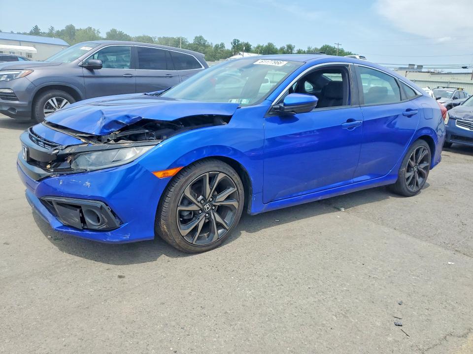 HONDA CIVIC 2019 with VIN 2HGFC2F8XKH543625 - Photo from auction