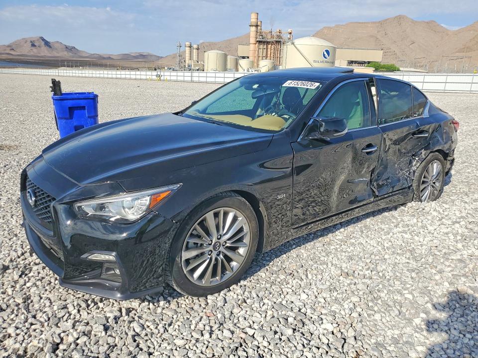 INFINITI Q50 2018 with VIN JN1EV7AP6JM592111 - Photo from auction