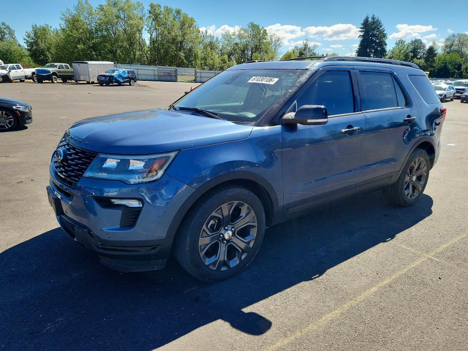 FORD EXPLORER 2018 with VIN 1FM5K8GT3JGA81479 - Photo from auction