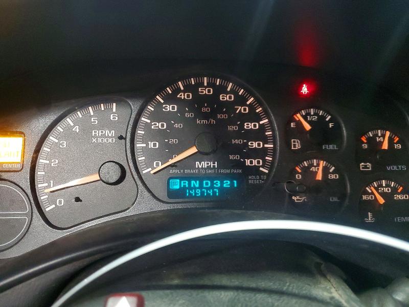 Photo 9 from auction – 2002 CHEVROLET AVALANCHE with VIN 3GNEK13T22G165808