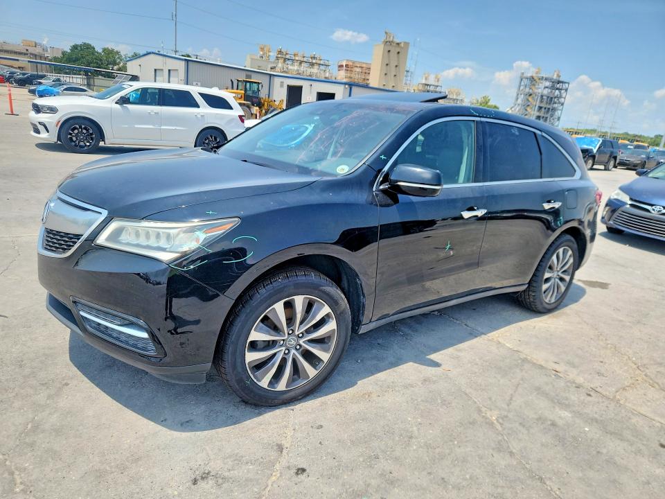 ACURA MDX 2016 con VIN 5FRYD3H47GB010731 - Foto de la subasta