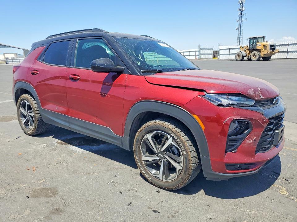 Photo 4 from auction – 2022 CHEVROLET TRAILBLAZER with VIN KL79MUSL7NB045150