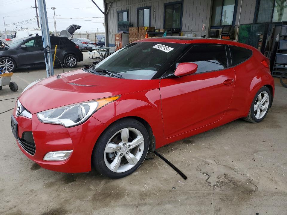 HYUNDAI VELOSTER 2014 with VIN KMHTC6AD2EU215318 - Photo from auction