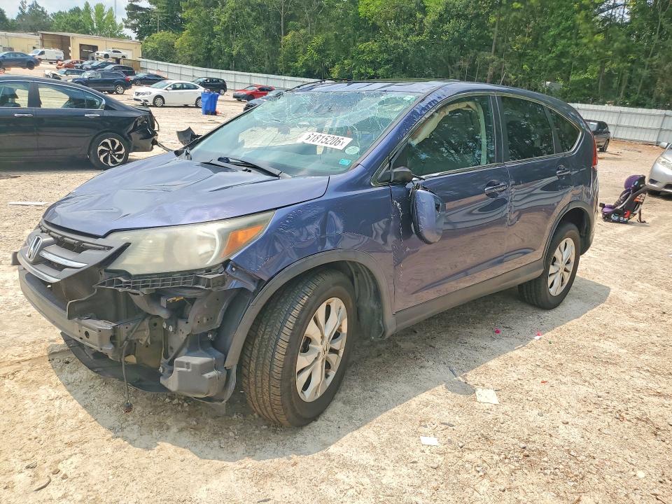 HONDA CR-V 2014 with VIN 5J6RM4H52EL025713 - Photo from auction