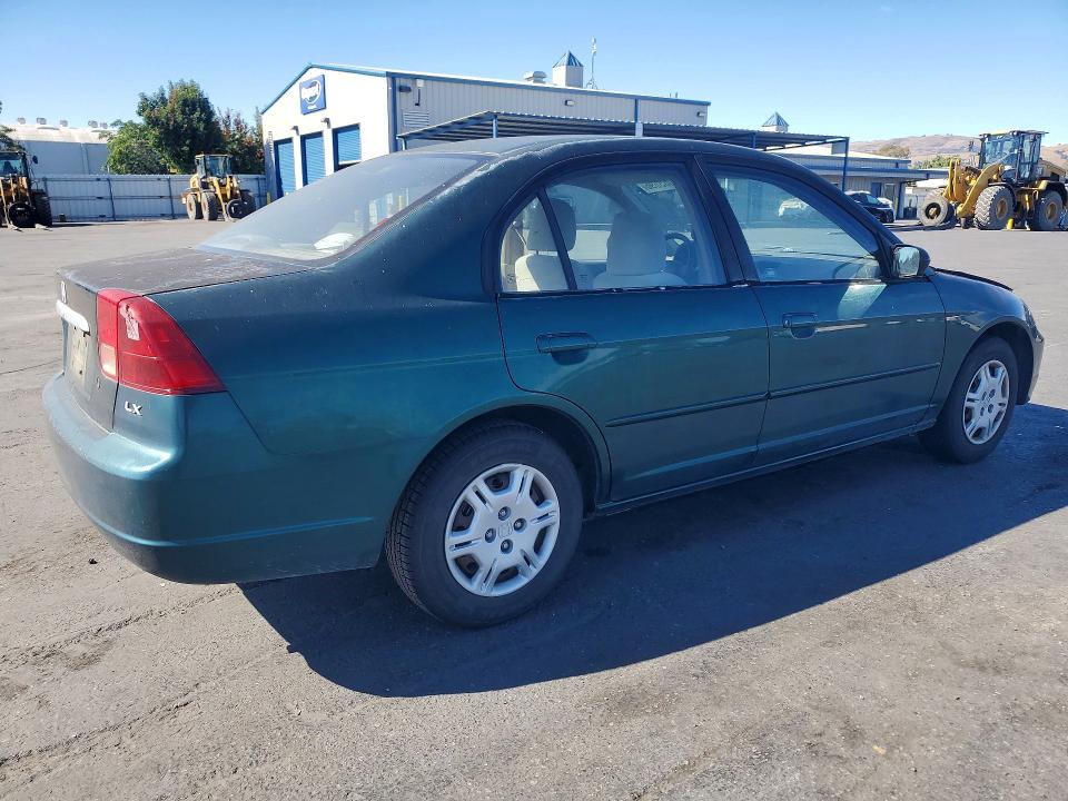 Photo 3 from auction – 2002 HONDA CIVIC with VIN 2HGES16562H543846