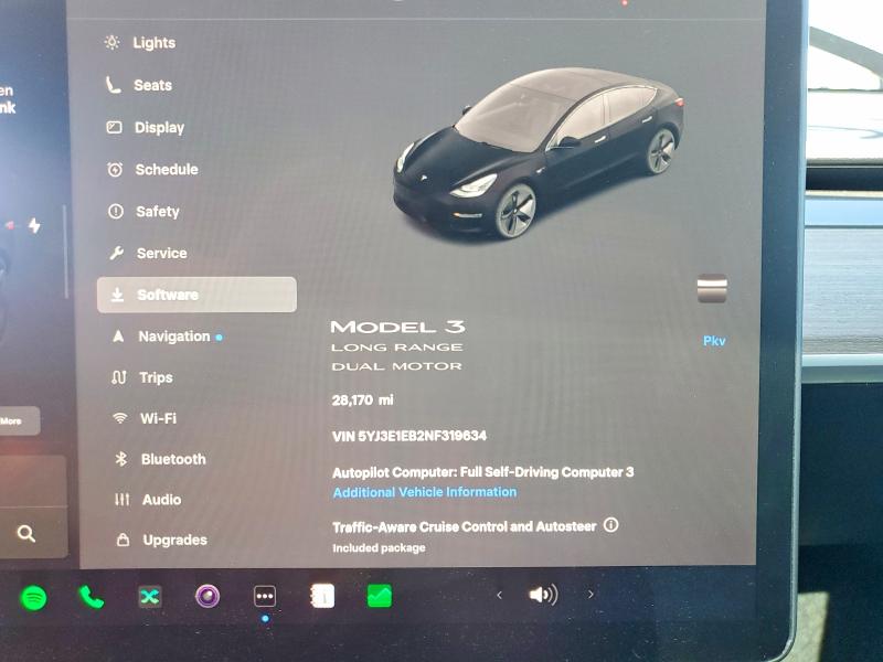Photo 9 from auction – 2022 TESLA MODEL 3 with VIN 5YJ3E1EB2NF319634