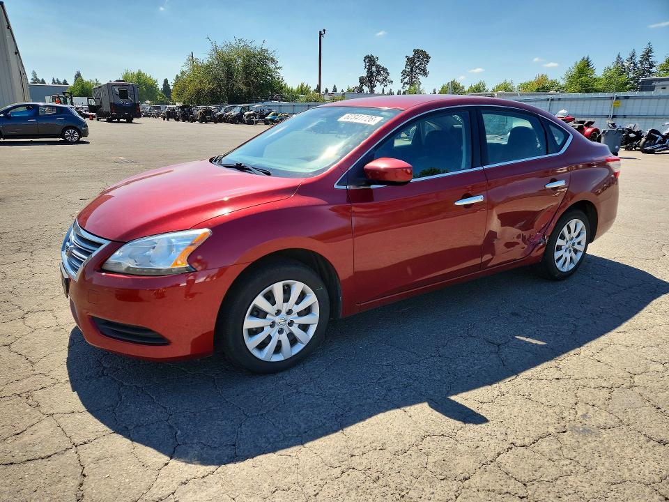 NISSAN SENTRA 2015 z numerem VIN 3N1AB7AP0FL657477 - Zdjęcie z aukcji