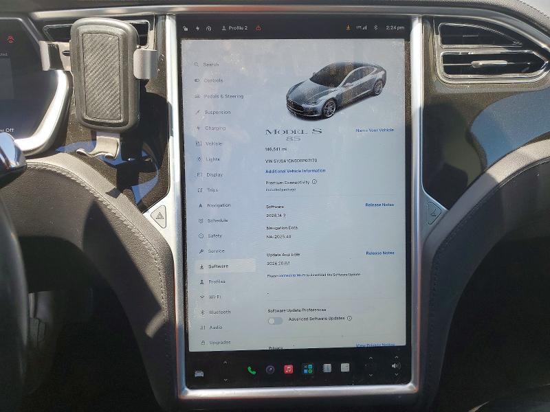 Photo 9 from auction – 2013 TESLA MODEL S with VIN 5YJSA1CN5DFP07170