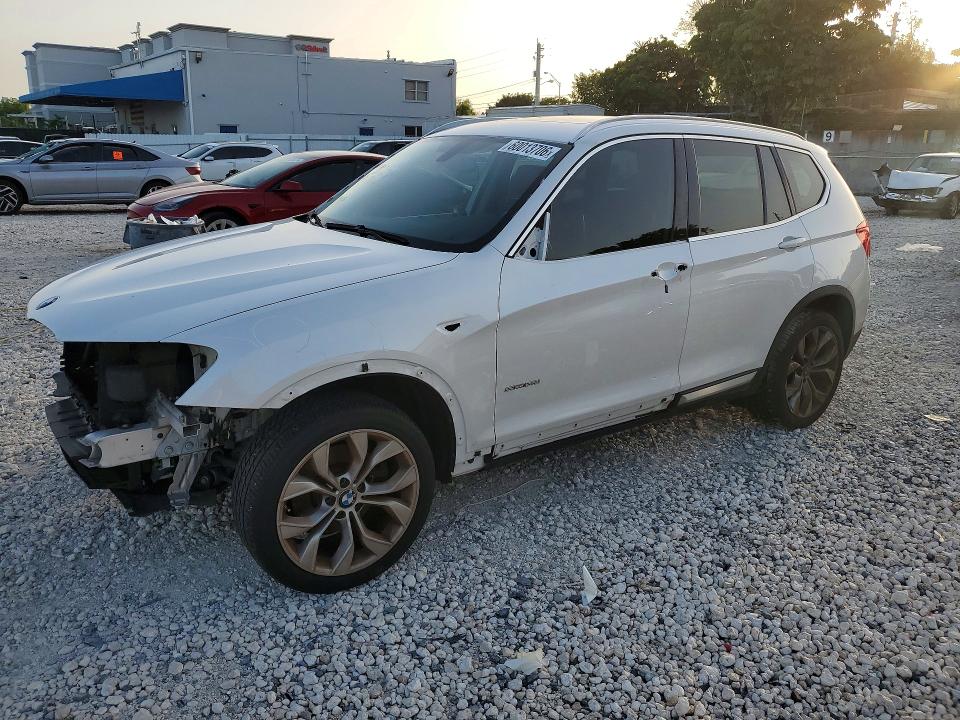 Снимка 1 от търг – 2017 BMW X3 с VIN 5UXWZ7C30H0V92461