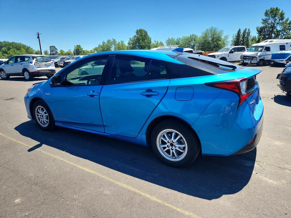 Photo 2 from auction – 2020 TOYOTA PRIUS with VIN JTDKARFUXL3119830