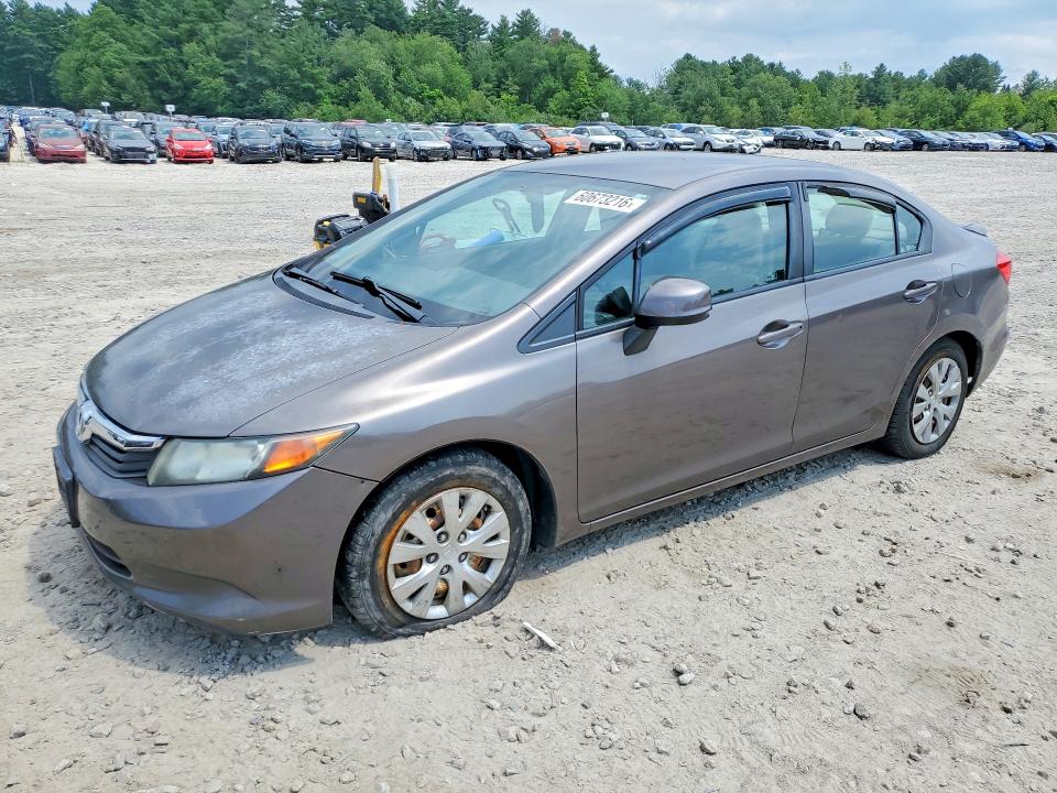 HONDA CIVIC 2012 with VIN 2HGFB2F54CH567056 - Photo from auction