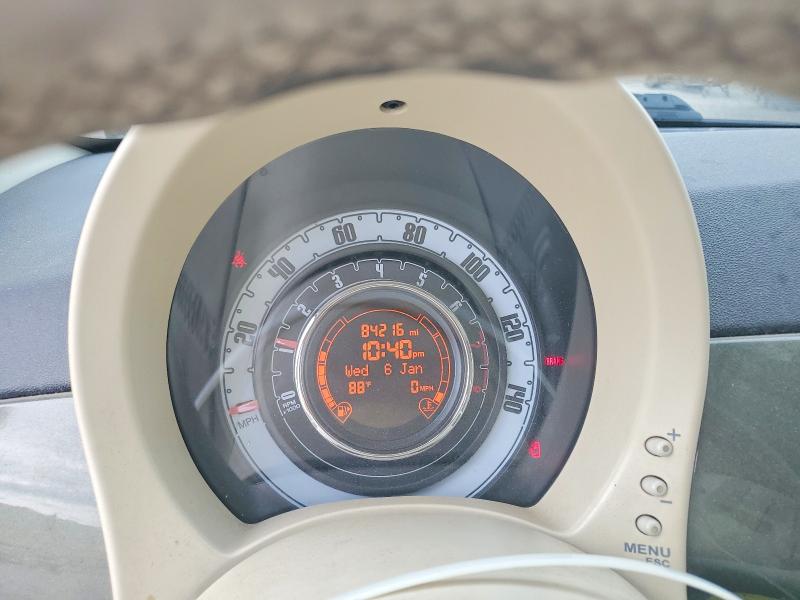 Photo 9 from auction – 2012 FIAT 500 with VIN 3C3CFFAR1CT206189