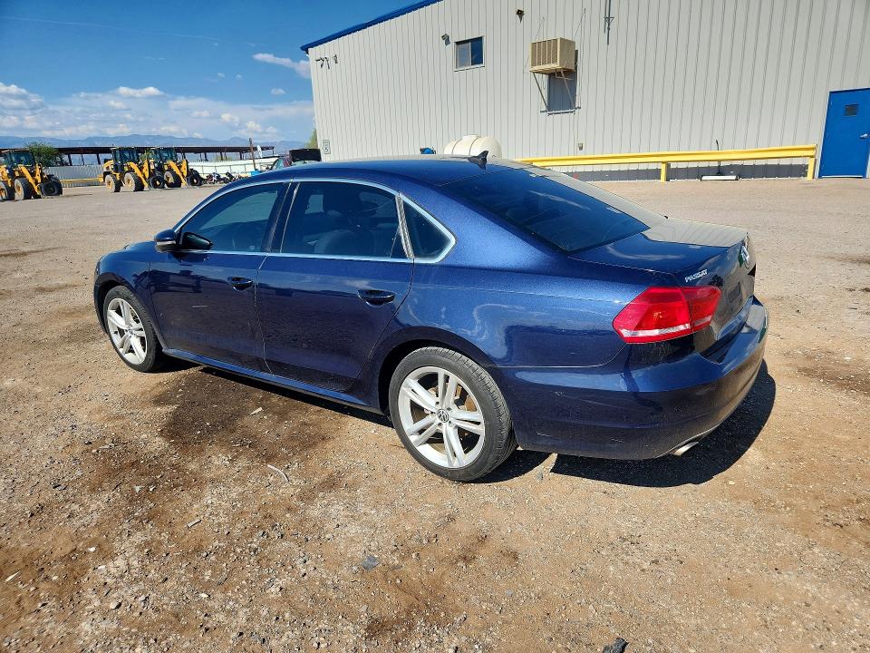 Photo 2 from auction – 2012 VOLKSWAGEN PASSAT with VIN 1VWBM7A31CC047908