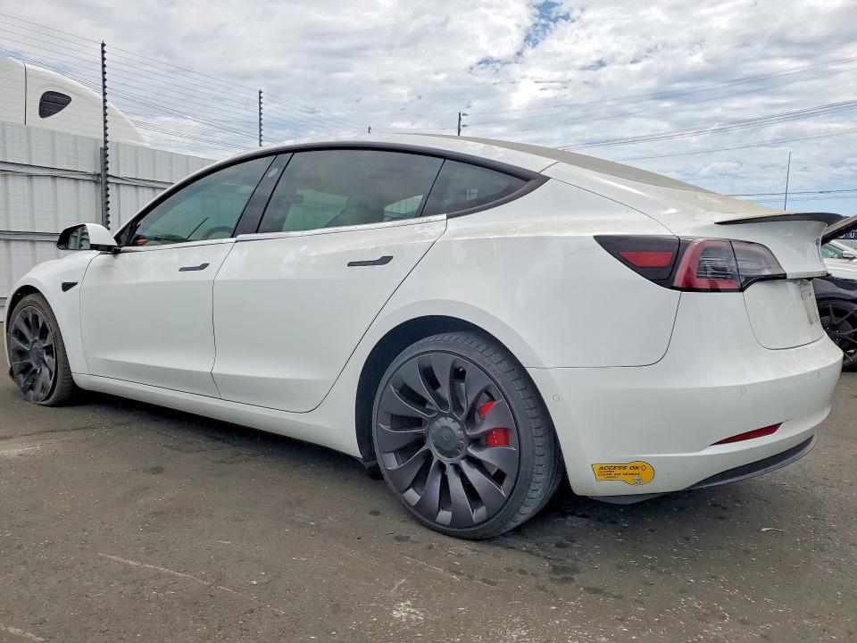 Photo 2 from auction – 2022 TESLA MODEL 3 with VIN 5YJ3E1EC2NF208655