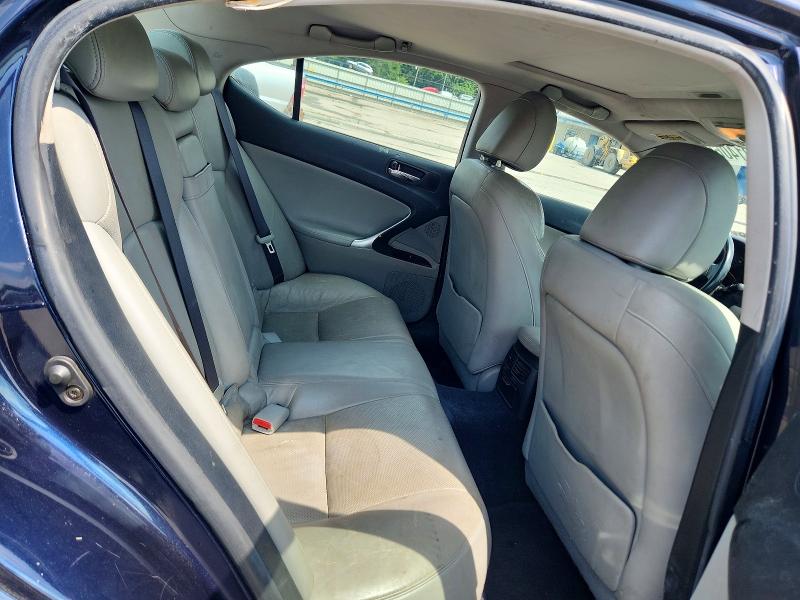 Photo 10 from auction – 2006 LEXUS IS with VIN JTHCK262865004979