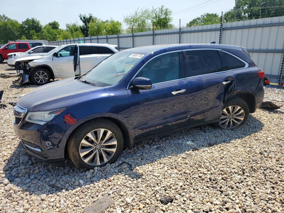 ACURA MDX 2014 with VIN 5FRYD4H4XEB048814 - Photo from auction
