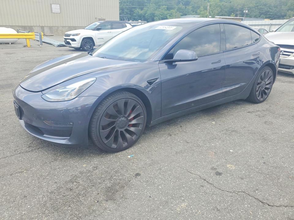 صورة رقم 1 من المزاد - 2021 TESLA MODEL 3 مع VIN 5YJ3E1EC5MF985071