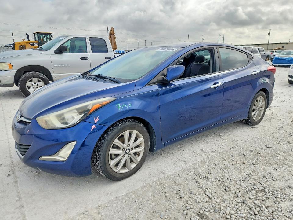 HYUNDAI ELANTRA 2016 with VIN 5NPDH4AE3GH659666 - Photo from auction