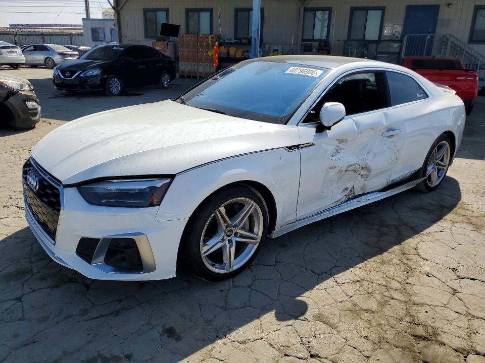 AUDI A5 2022 with VIN WAUSAAF56NA025837 - Photo from auction