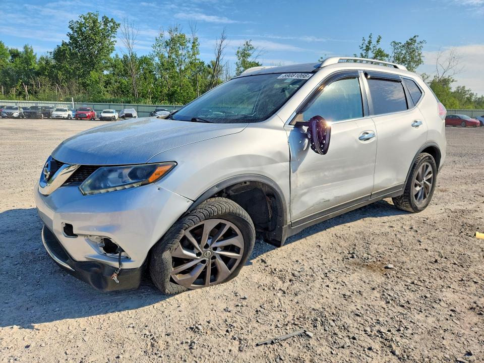 NISSAN ROGUE 2016 with VIN 5N1AT2MV9GC857970 - Photo from auction