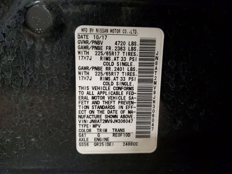 Photo 14 from auction – 2018 NISSAN ROGUE with VIN JN8AT2MV9JW306047