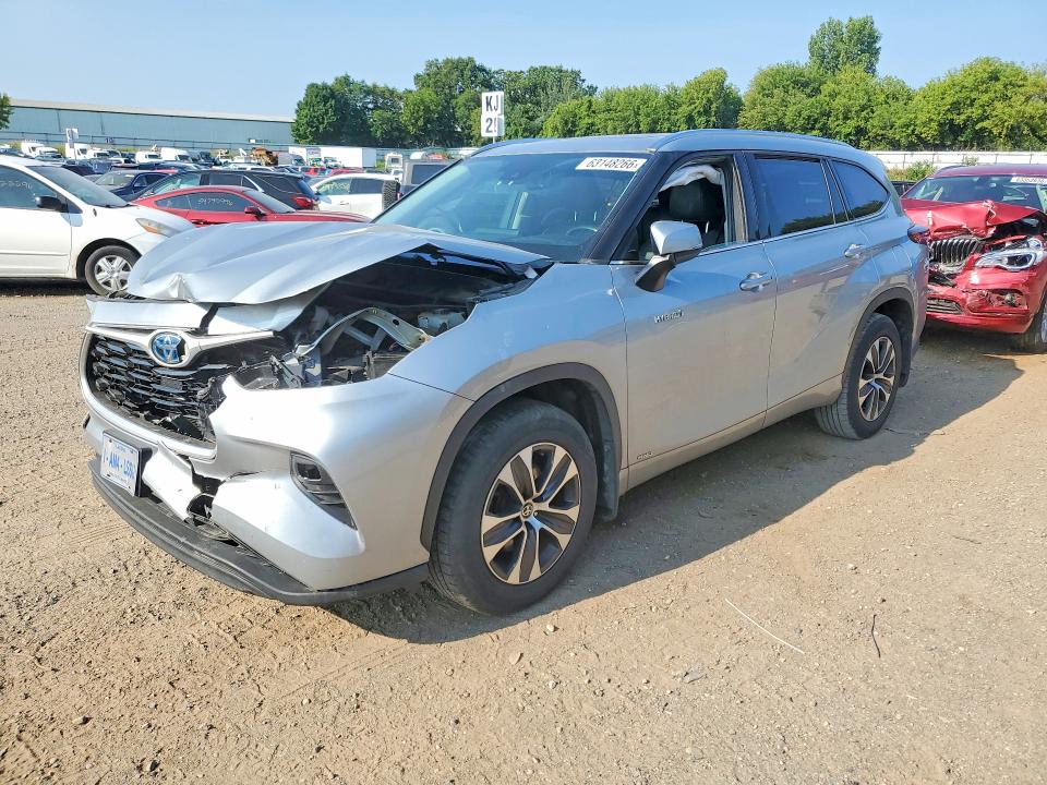 TOYOTA HIGHLANDER 2020 with VIN 5TDGBRCH2LS507059 - Photo from auction