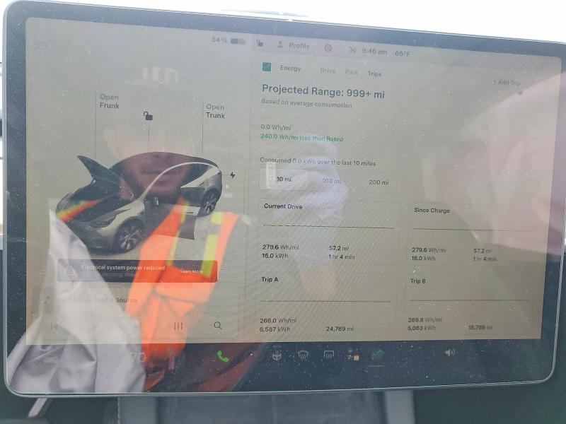 Photo 9 from auction – 2023 TESLA MODEL Y with VIN 7SAYGDEE5PF687789