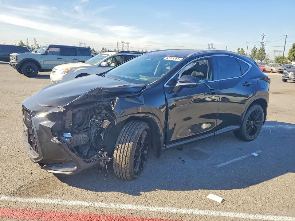 LEXUS NX 2022 with VIN 2T2HGCEZ8NC010095 - Photo from auction