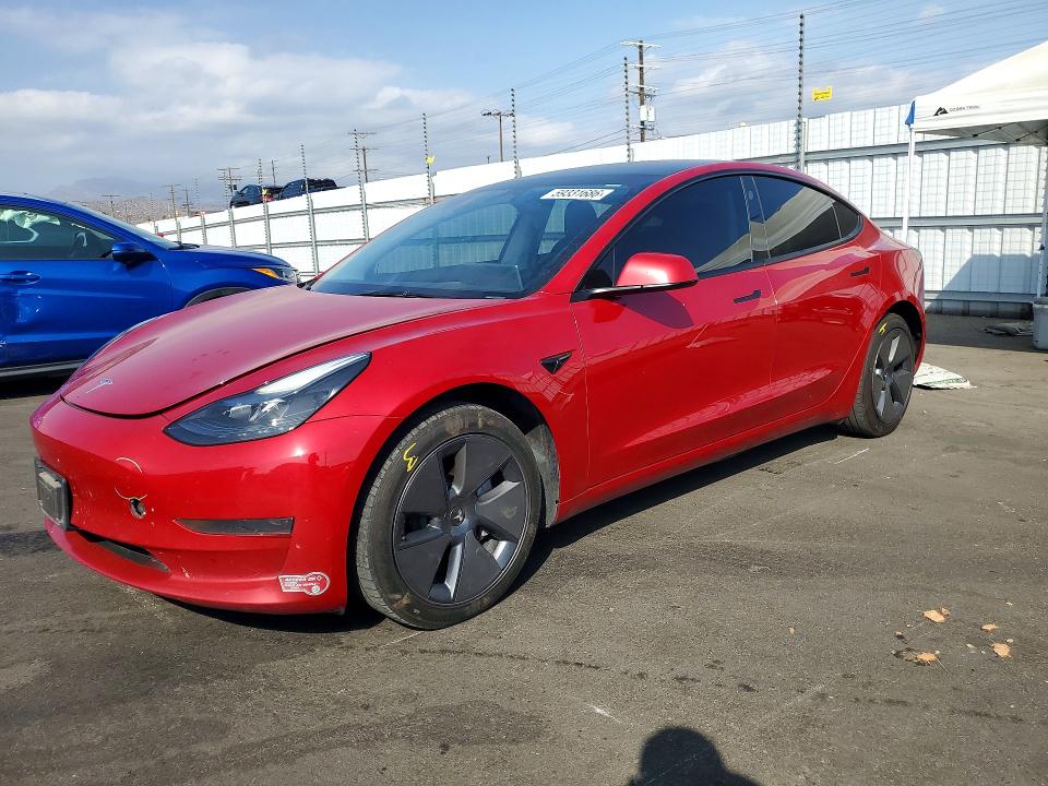 Photo 1 from auction – 2023 TESLA MODEL 3 with VIN 5YJ3E1EA8PF699895