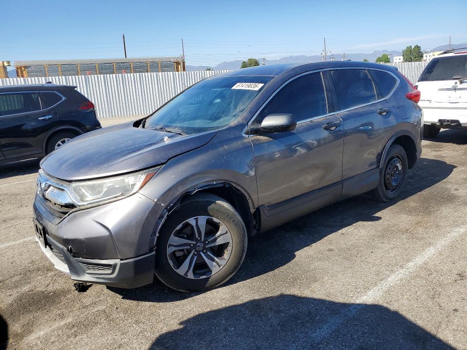 HONDA CR-V 2019 with VIN 5J6RW5H34KL001567 - Photo from auction