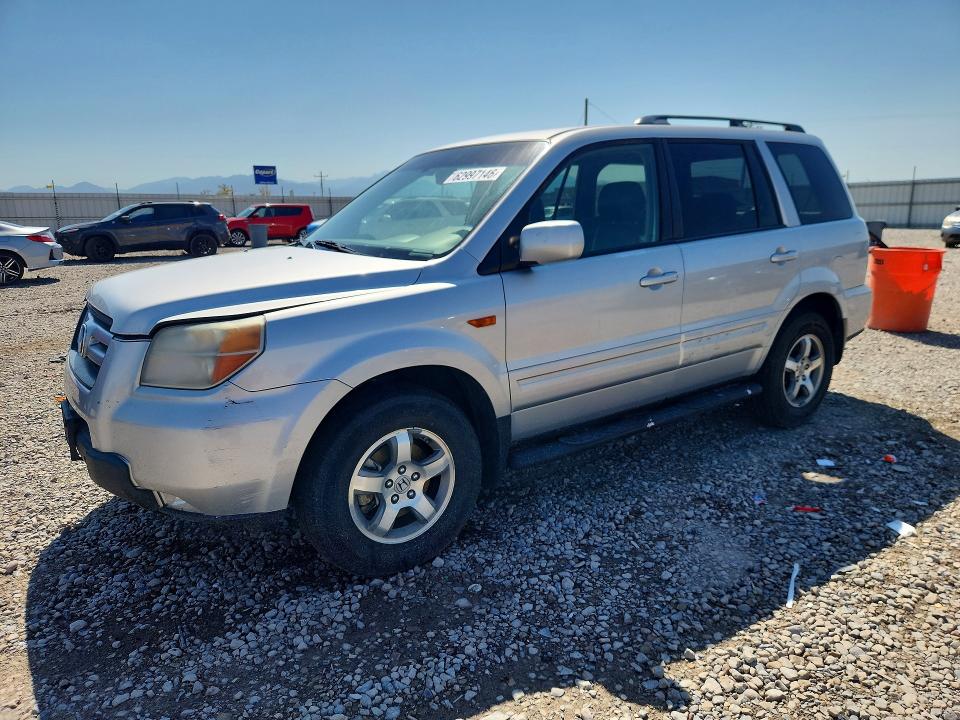 HONDA PILOT 2008 with VIN 5FNYF18528B042657 - Photo from auction