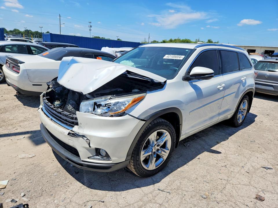 TOYOTA HIGHLANDER 2015 with VIN 5TDDKRFH5FS219751 - Photo from auction