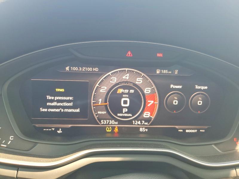 Photo 9 from auction – 2019 AUDI RS5 with VIN WUABWCF53KA900273