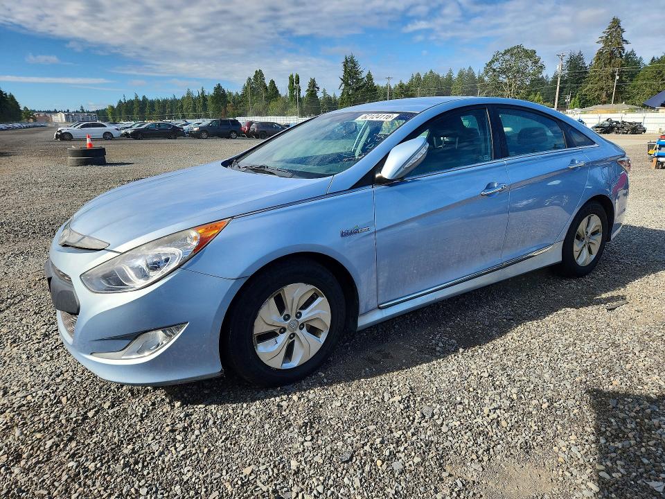 HYUNDAI SONATA 2014 with VIN KMHEC4A40EA115104 - Photo from auction