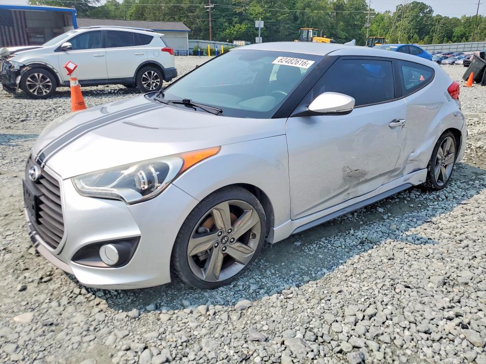 HYUNDAI VELOSTER 2013 with VIN KMHTC6AE9DU097632 - Photo from auction