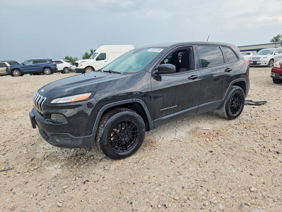 JEEP CHEROKEE 2014 with VIN 1C4PJMAS6EW322357 - Photo from auction