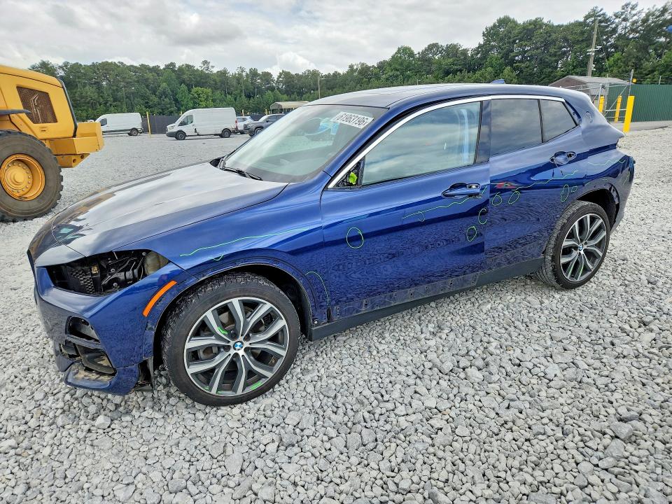 BMW X2 2020 with VIN WBXYH9C05L5P62648 - Photo from auction
